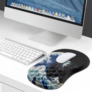 Ergonomic Custom PU Mouse Pads with Massage Dot